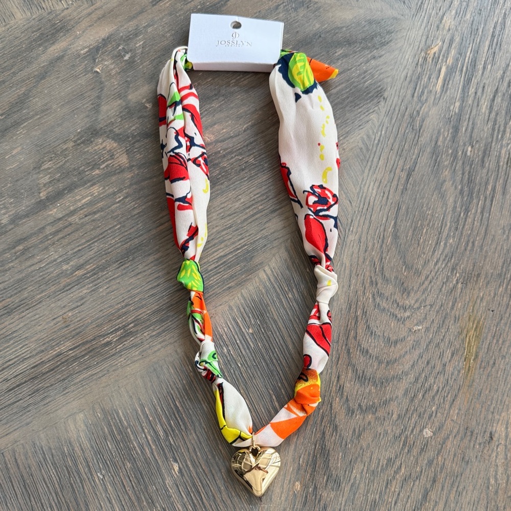 SHAN Multicolor Headband with Gold Detail